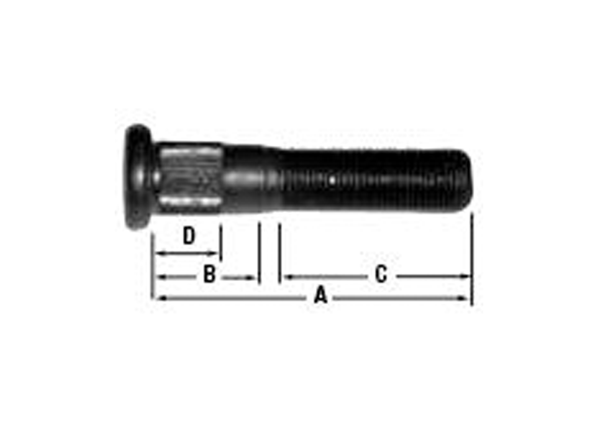 Product Image: 11/16″-16 WHEEL STUD (BOX OF 10)