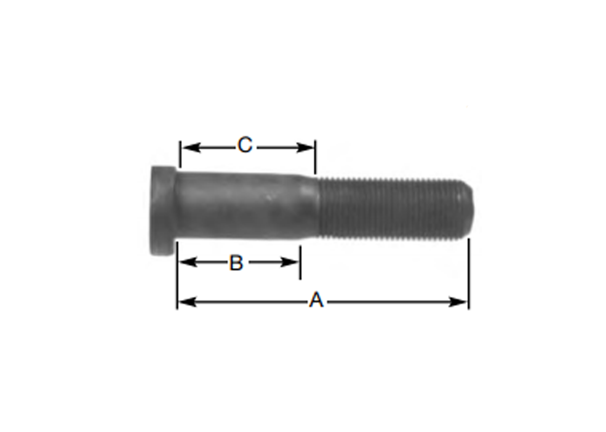 Product Image: 3/4″- 16 D HEADED STUD (LH) (BOX OF 5)