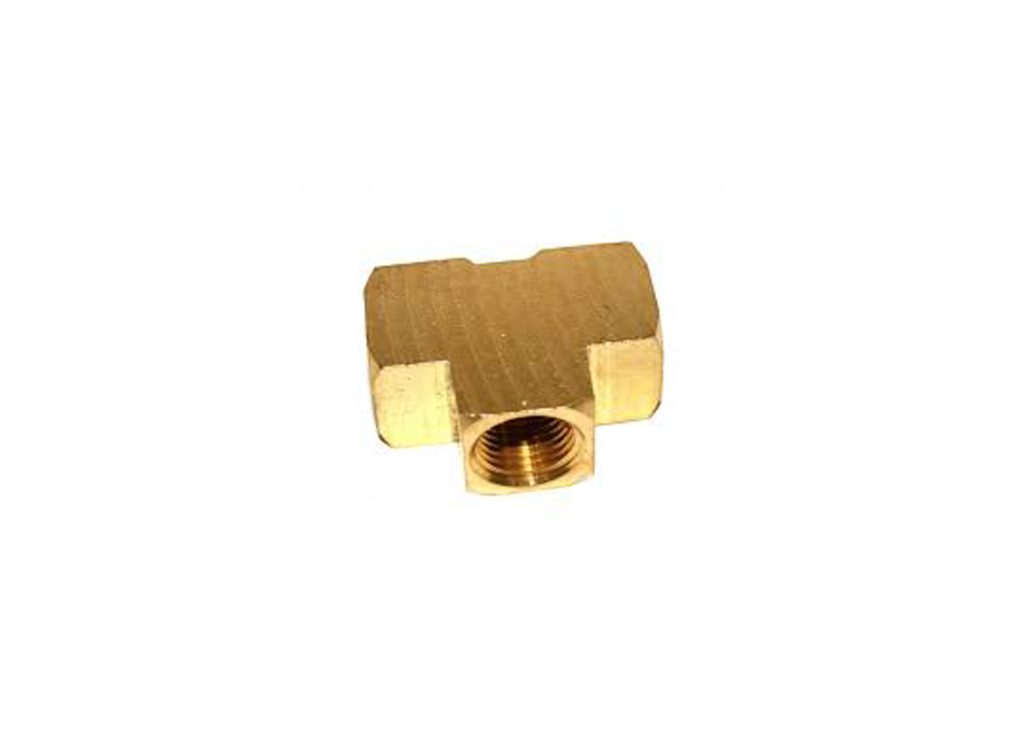 BRASS EXTRUDED TEE 1/2