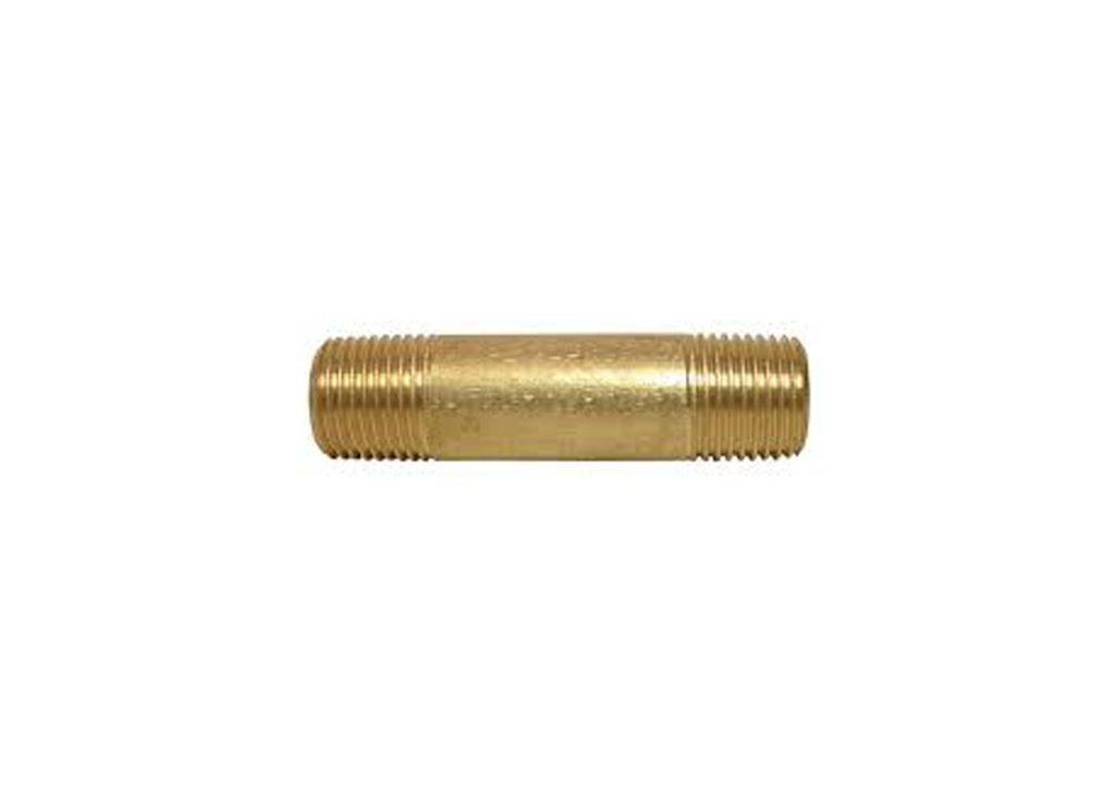 BRASS LONG NIPPLE 1/4