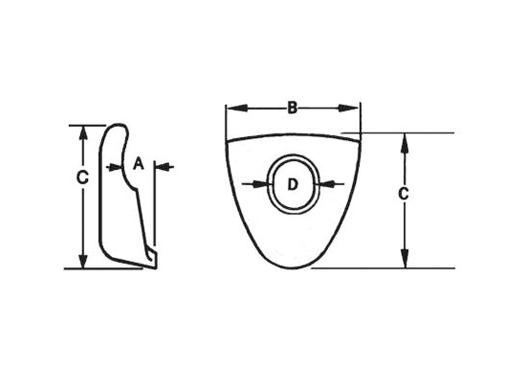 FRONT WHEEL CLAMP (BOX OF 10)-4779