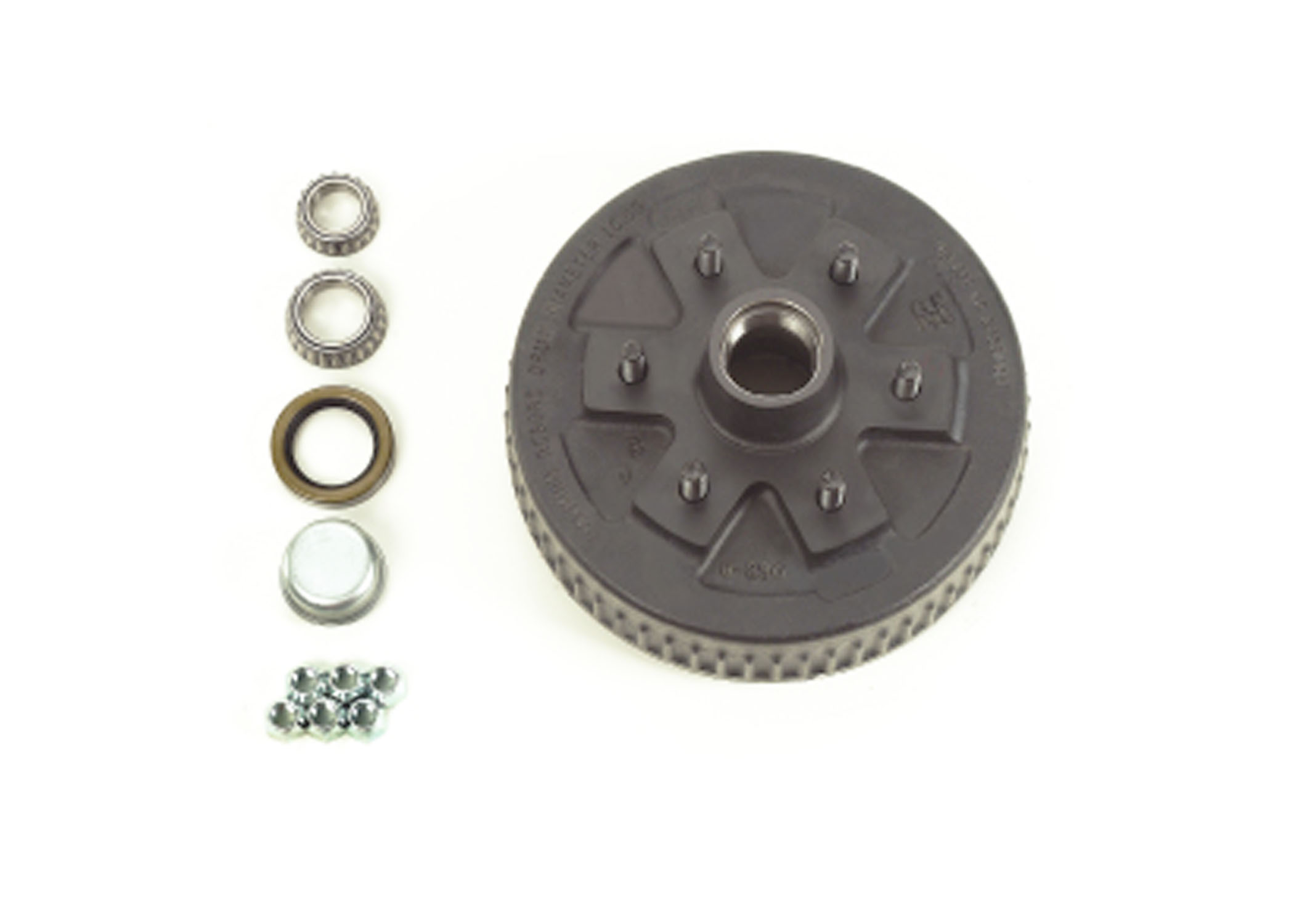 Product Image: 3500 LB HUB & DRUM COMPLETE EZ LUBE (6 LUG, 5 1/2″ BC.)